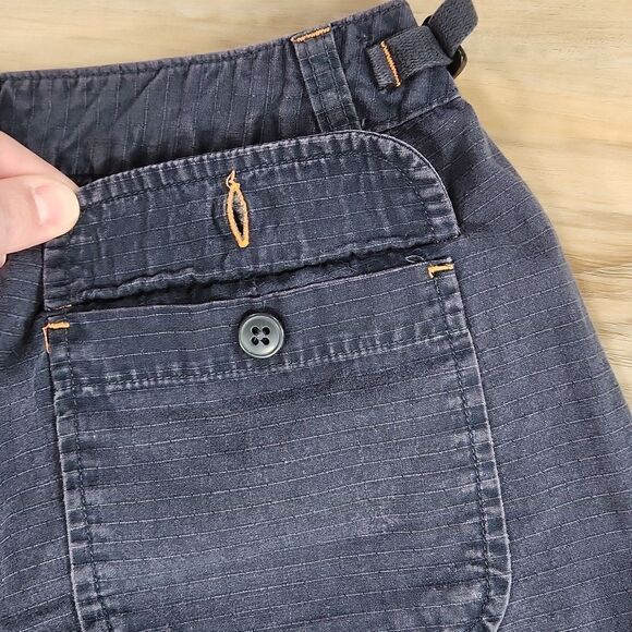 💜Vintage Gap Blue Adjustable Waistband Shorts Size 6 - Picture 6 of 8